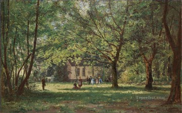 フランツェンスバートのアレクセイ・ボゴリュボフの森の木々の風景の眺め Oil Paintings